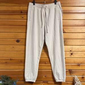 Women's Cream Calvin Klein Joggers Size Large